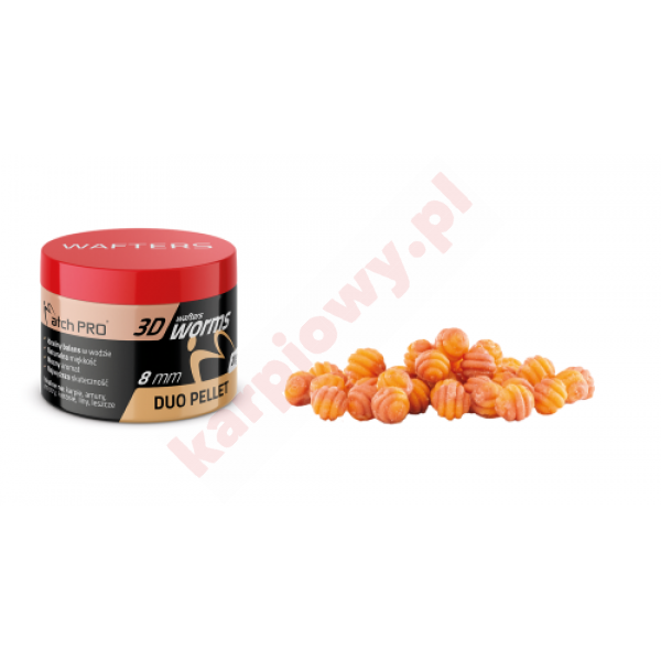 3D WORMS WAFTERS DUO PELLET 8mm