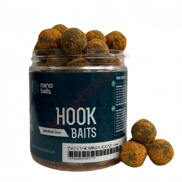 Perfect Hook Boilie Brzoskwinia Krab  20mm 250ml