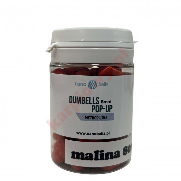 Method Feeder Dumbells pop UP 8mm Malina 80ml