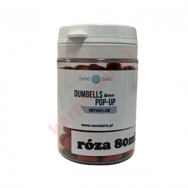 Method Feeder Dumbells pop UP 8mm Róża 80ml