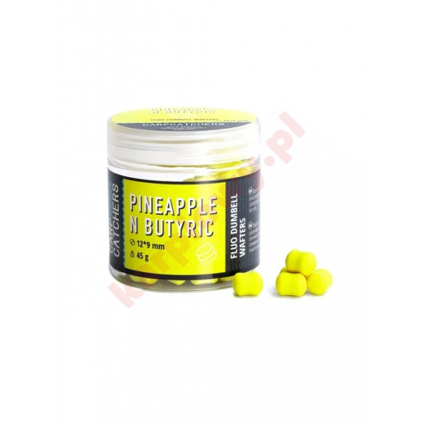 KULKI FLUO DUMBELL WAFTERS PINEAPPLE N"BUTYRIC 12*9