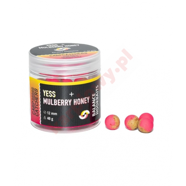 Kulki BALANCE HOOK YESS + MULBERRY HONEY 12mm