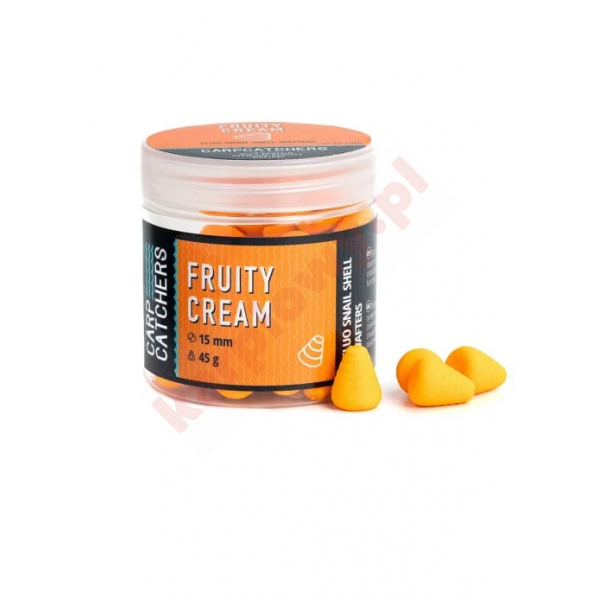 KULKI FLUO SNAIL SHELL WAFTERS FRUIT CREAM 15*12 mm
