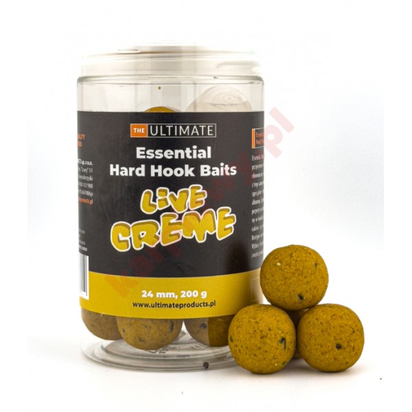 Kulki Essential Hard Hook Baits – Live Creme 20mm