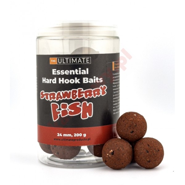 Kulki Essential Hard Hook Baits – Strawberry Fish 20mm