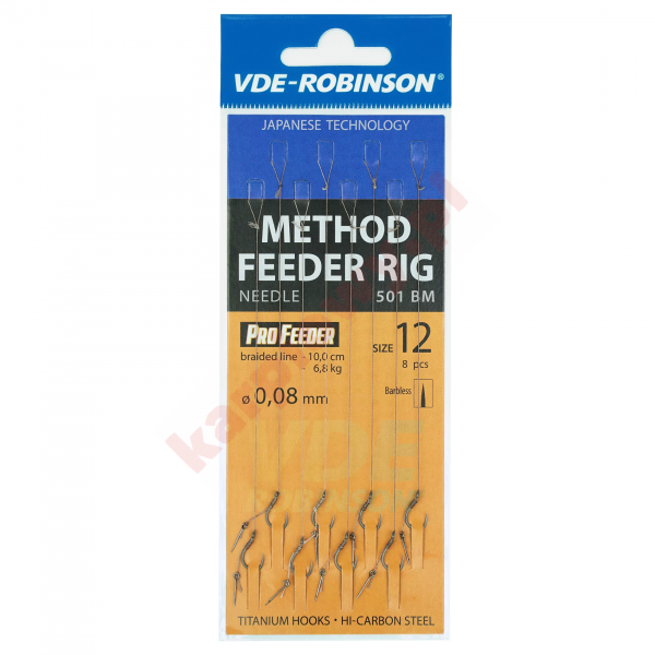 Przypony na plecionce VDE-R z bagnetem MF roz. 10 sr. 100mm
