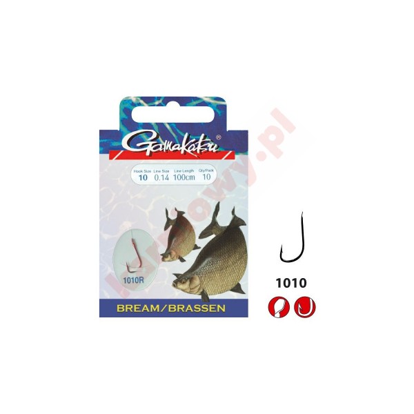 Haczyki Bream LS-1010 Red 10-0,16mm