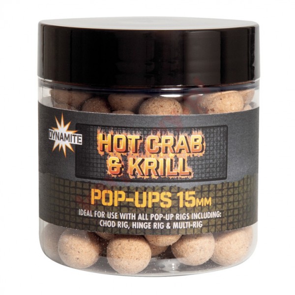 Kulki Pop Up Hot Crab & Krill 15mm 