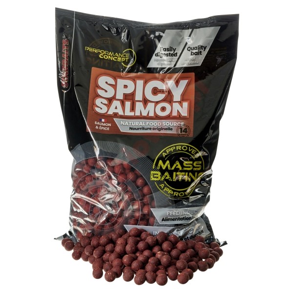 Kulki PC SPICY SALMON MASS BAITING 14mm 3kg