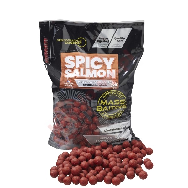 Kulki Mass Baiting PC Spicy Salmon 20mm 3kg