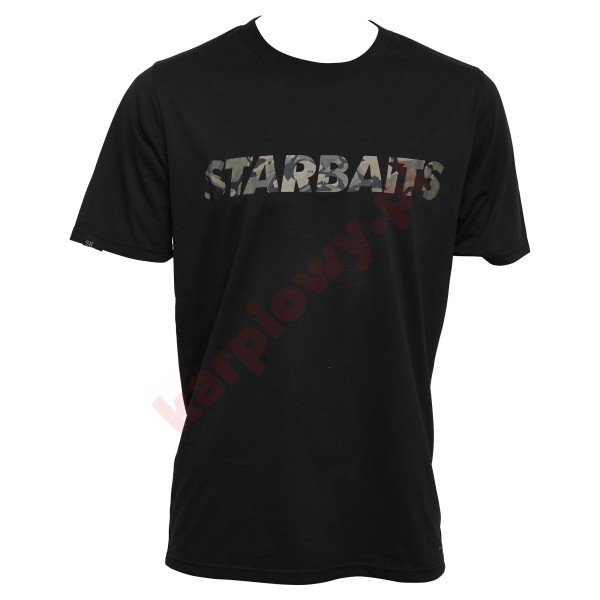 Koszulka Tee Shirt Black Camo L