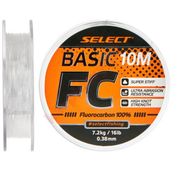 Fluorocarbon Select Basic FC 10m 0.47mm 25lb/11.4kg