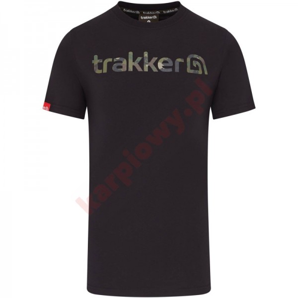 Koszulka CR Logo T-Shirt Black Camo - Large