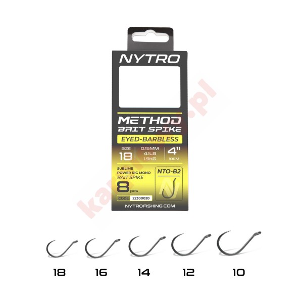 Przypon Gotowy Method Bait Spike 4'' 10cm 10/0,23mm
