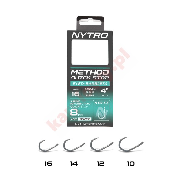 Przypon Gotowy Method Q-Stop  4'' 10cm 10/0,25mm