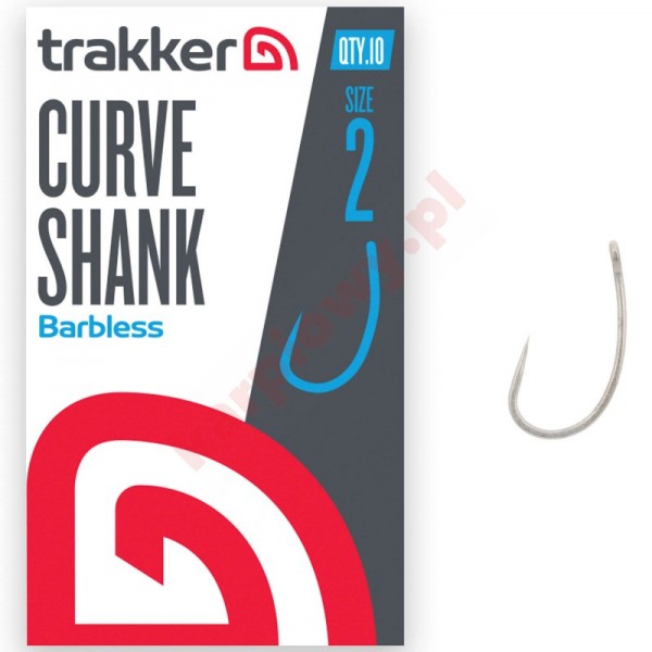 Haki Curve Shank Hooks Barbless size 2