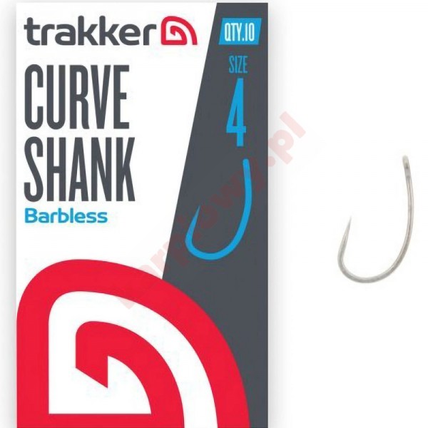 Haki Curve Shank Hooks Barbless size 4