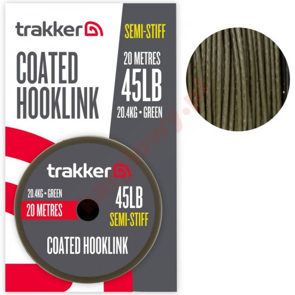 Plecionka W Otulinie Semi Stiff Coated Hooklink - 45lb 20.4kg 20m