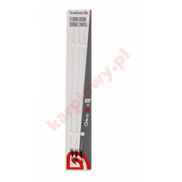 Gotowy Odcinek Flouro Boom Ronnie Swivel 7.5in (19cm) 0,50mm