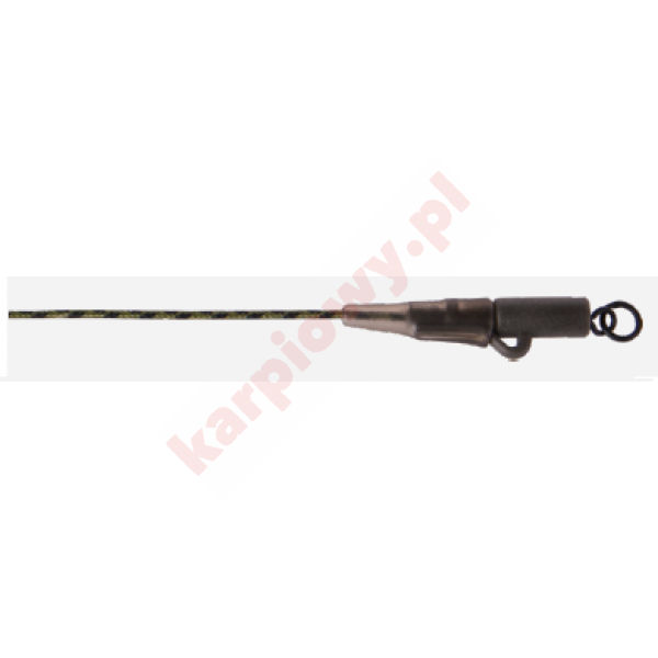 Leadcore leaders safety clip quick change 45lb camou brown