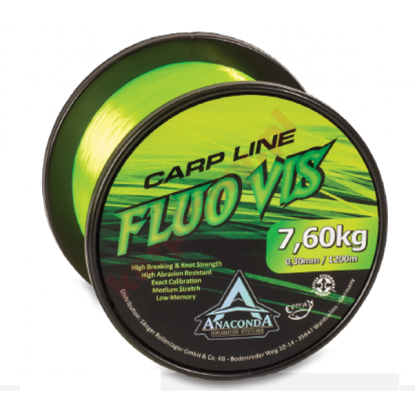 Żyłka FLUOVIS CARP line 1200m/0,30mm