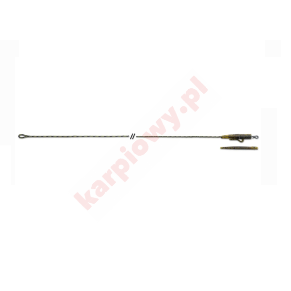 Safety Clip Leadcore Leader 80 cm 27.2 kg (60 lb) Jungle Green 3 pieces