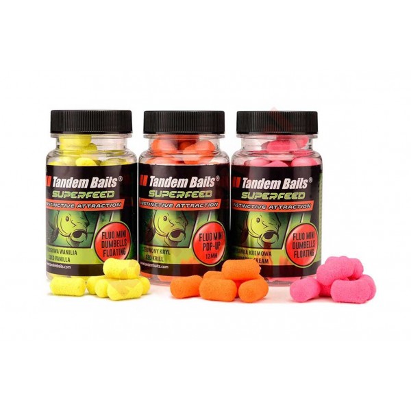 Kulki dumbells SF fluo mini floating chili & robin red 30g