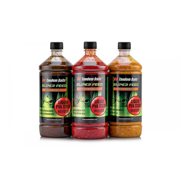 Super Feed Liquid PVA Stick Booster 1l Truskawka Kremowa