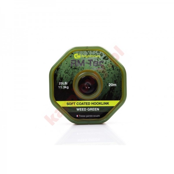 Plecionka Soft Coated 25LB Weed Green