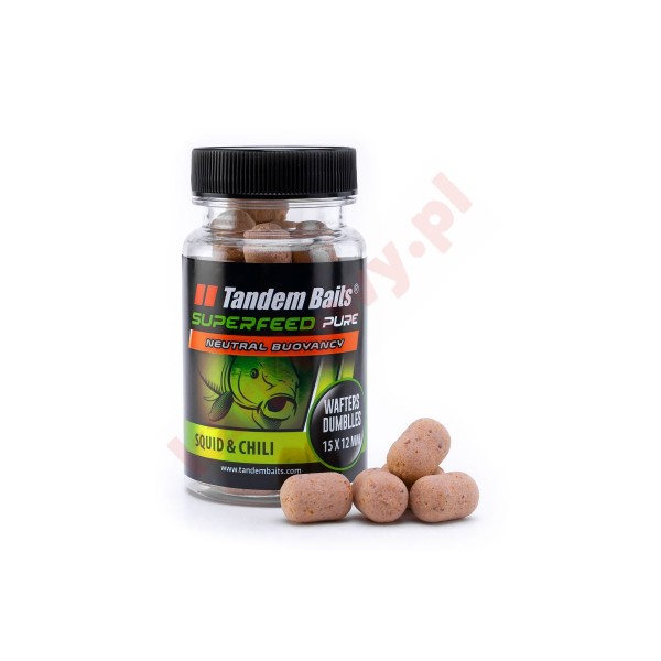 Wafters Dumbells 15/12mm Squid & Chilli 30g
