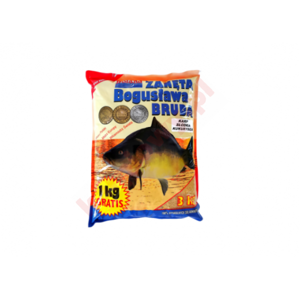 Zanęta Popularna Karp Słodka Kukurydza 3Kg
