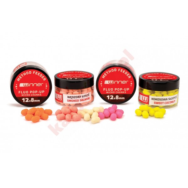 Kulki method / feeder fluo pop-up micro chunks - słodki czosnek 20g