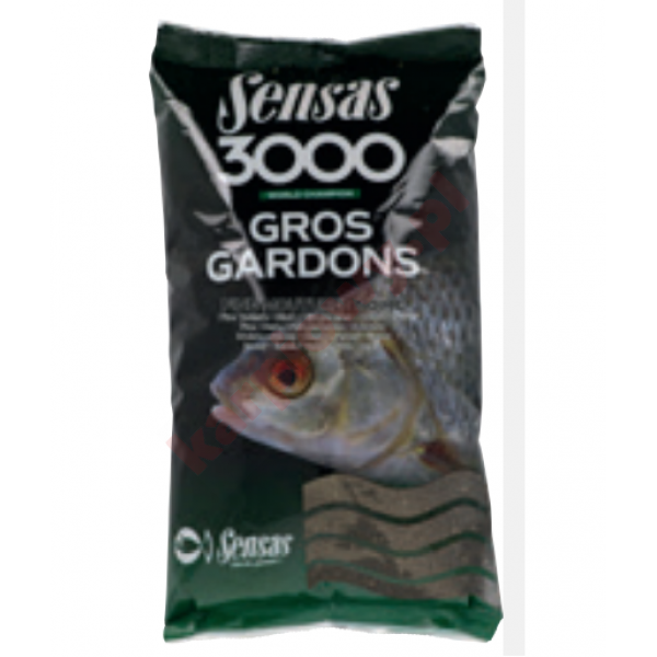 Zanęta Gros Gardons Fine Mouture Noire 1kg