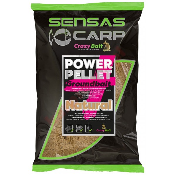 Zanęta UK Power Pellet Plus Natural 2 Kg