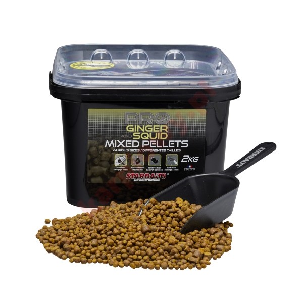 Pellet Pro Gingers Squid Mixed 2kg