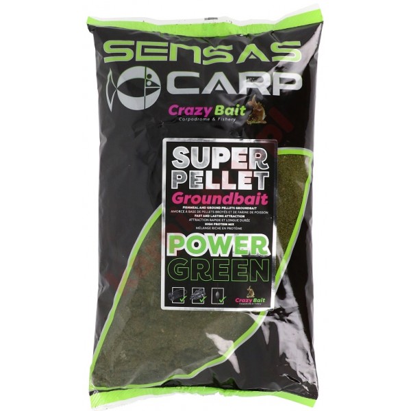 Zanęta Super Pellet Power Green1kg
