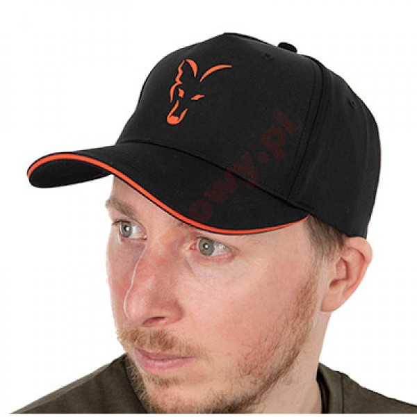 Czapeczka Collection Baseball Cap Black & Orange