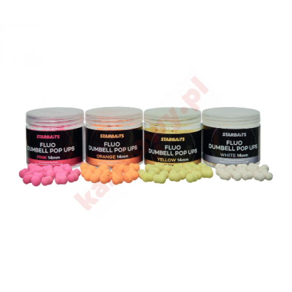 Kulki Fluo Pop Up Dumbell Yellow 14mm