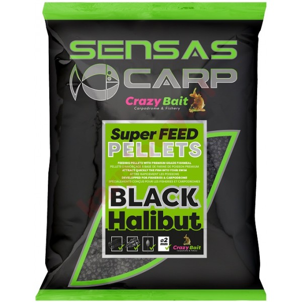 Super Pellet Black Halibut 4mm