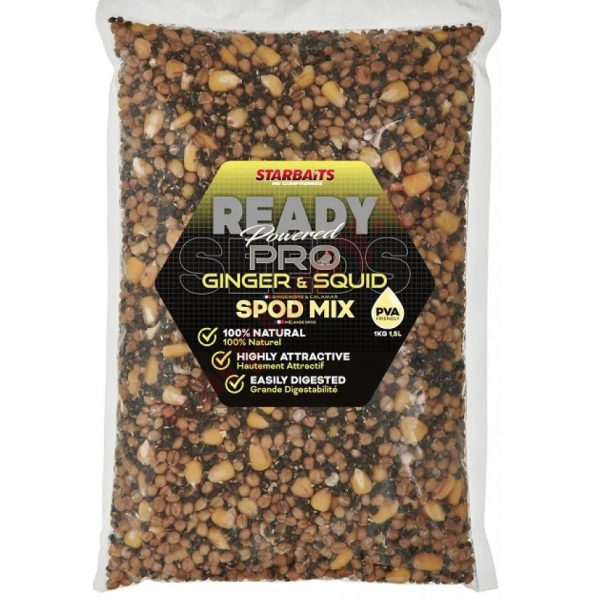 Ziarna Ready Seeds Pro Ginger Squid Spod Mix 1kg