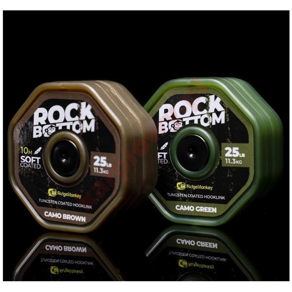 Plecionka Rock Bootom Tungsten Coated Soft Camo Green 25 LB
