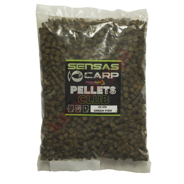 Pellet Club Vert Poisson 8mm 1kg