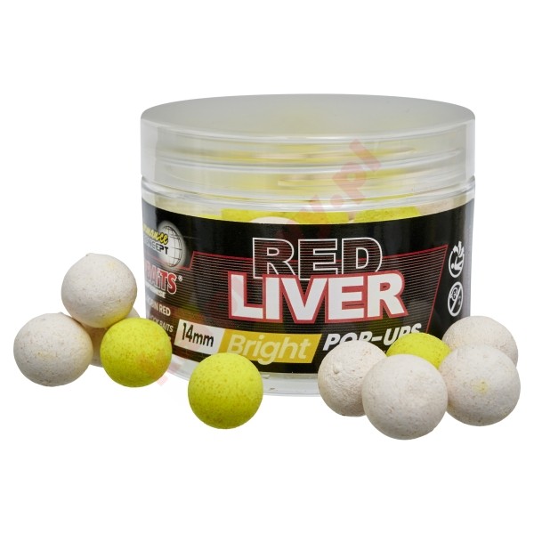 Kulki Pop Up PC Red Liver 14mm 50g Fluo