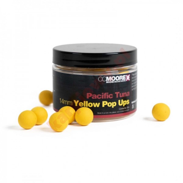 Kulki Pacific Tuna Yellow Pop Up 14mm