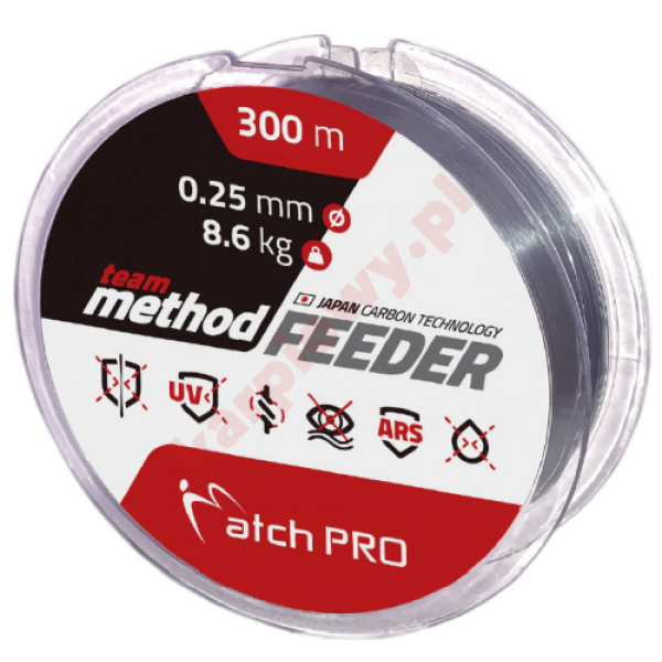 Żyłka Team Matchpro Method  Feeder Żyłka 300m 0,20mm