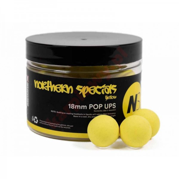 Kulki NS1 Pop-Ups 18mm - YELLOW