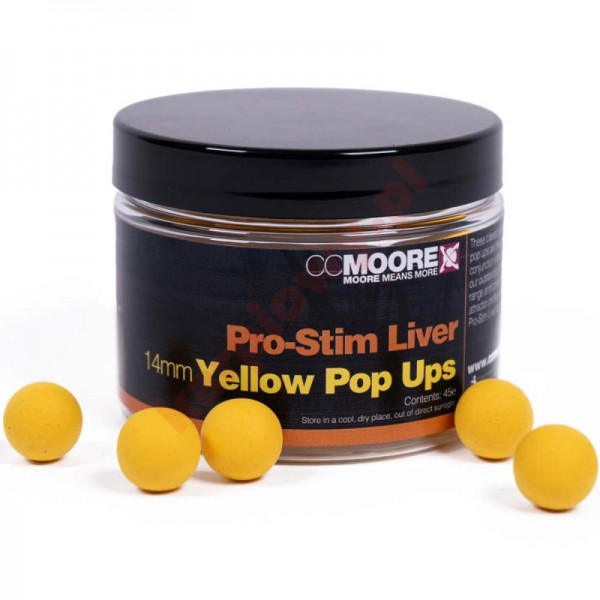 Kulki Pro Stim Liver Yellow Pop Up 14mm