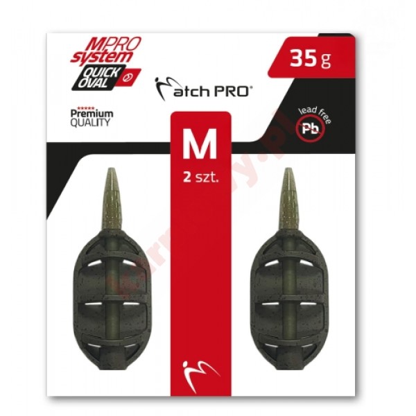 Koszyk MPRO System Method QUICK OVAL M / 35g 2szt