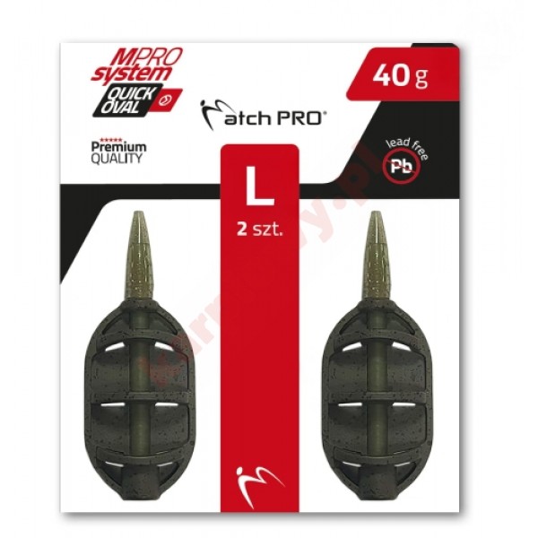 Koszyk MPRO System Method QUICK OVAL L / 40g 2szt
