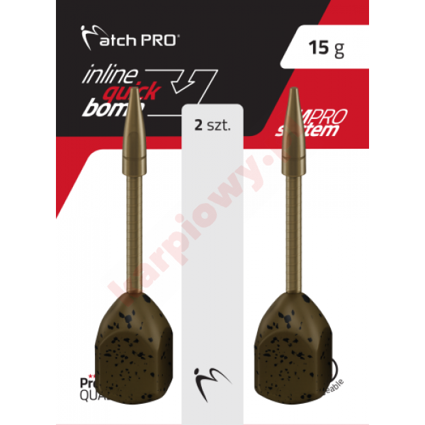 Ciężarki MPRO System INLINE QUICK BOMB 10g / 2szt.